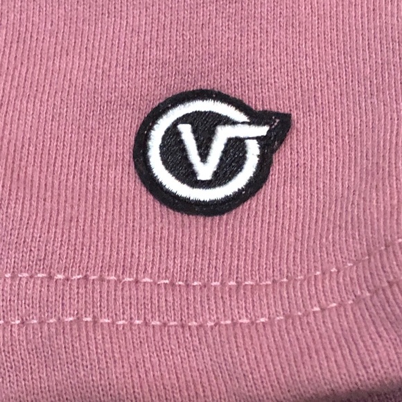 Vans Straightened Out French Terry Rose Hi-Rise Short *Size Small* HP⭐️ - Picture 4 of 13